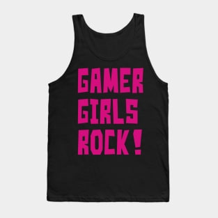 Gamer Girls Rock! (Pink) Tank Top